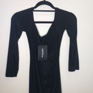 Black long sleeve dress